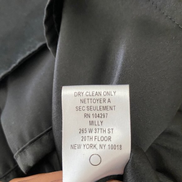 Milly sz 4 flare sleeveless scoop neck bow mini cocktail party dress - Picture 12 of 12